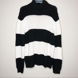 Isaac Mizrahi For Target B&W Striped Sweater